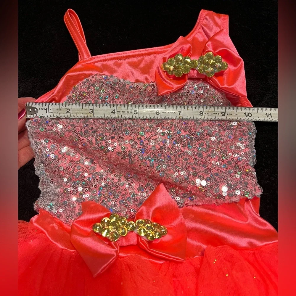 Sparkling Orange Tutu Ballerina/Halloween Costume Girls size 4T